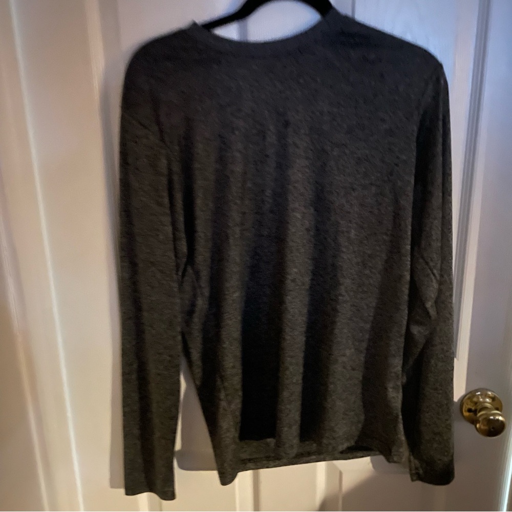 NWT Colosseum Men’s Small Charcoal Long Sleeve Dri Body Regulating Shirt Stretch